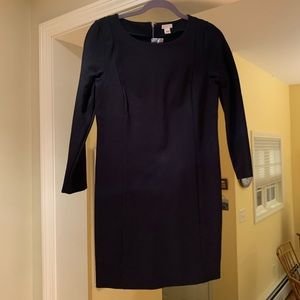 J Crew black pencil dress